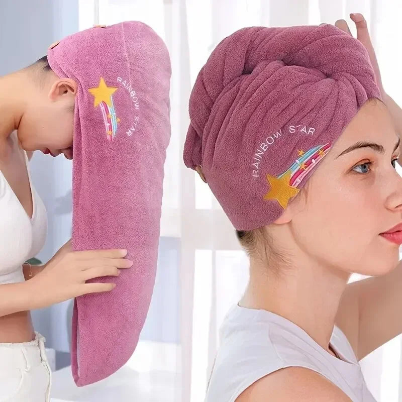 Séchage pour Cheveux, Turbans pour Cheveux Mouillés, Accessoires pour Cheveux Bouclés, Séchage Rapide, Serviette pour Cheveux en Microfibre pour Cheveux Bouclés pour Femmes, Cheveux Longs